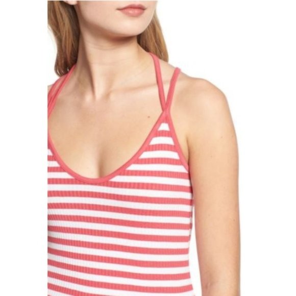 BP. Stipe Strappy Ribbed Camisole Top P1 - Picture 3 of 8